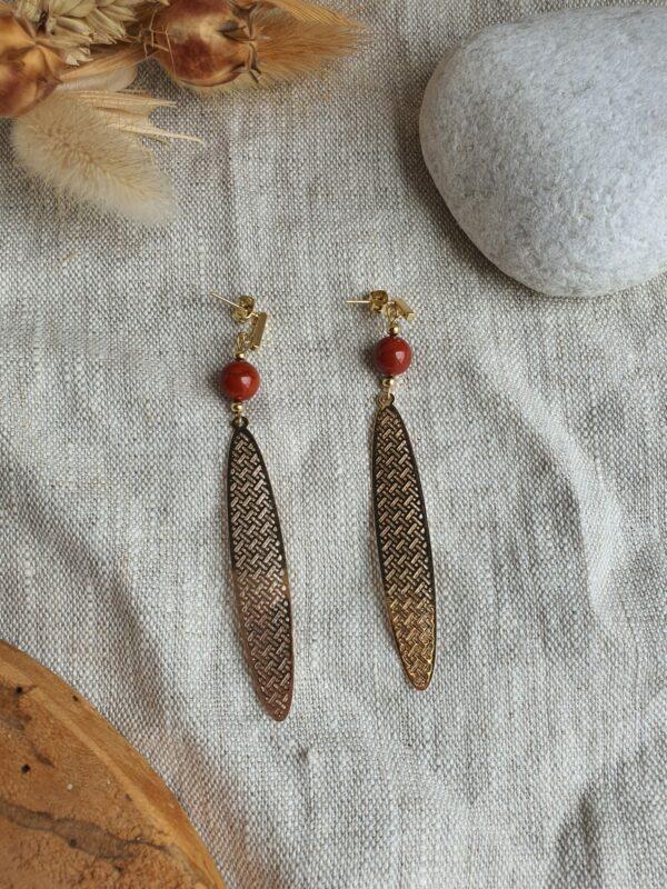 Boucles d'oreilles flamme sacrée – Image 3