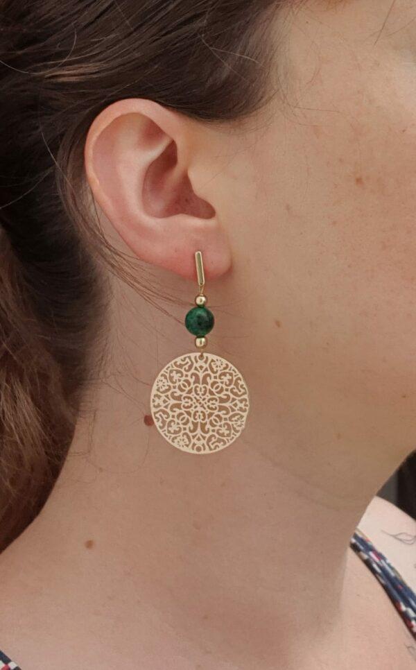 Boucles d'oreilles forêt enchantée – Image 2