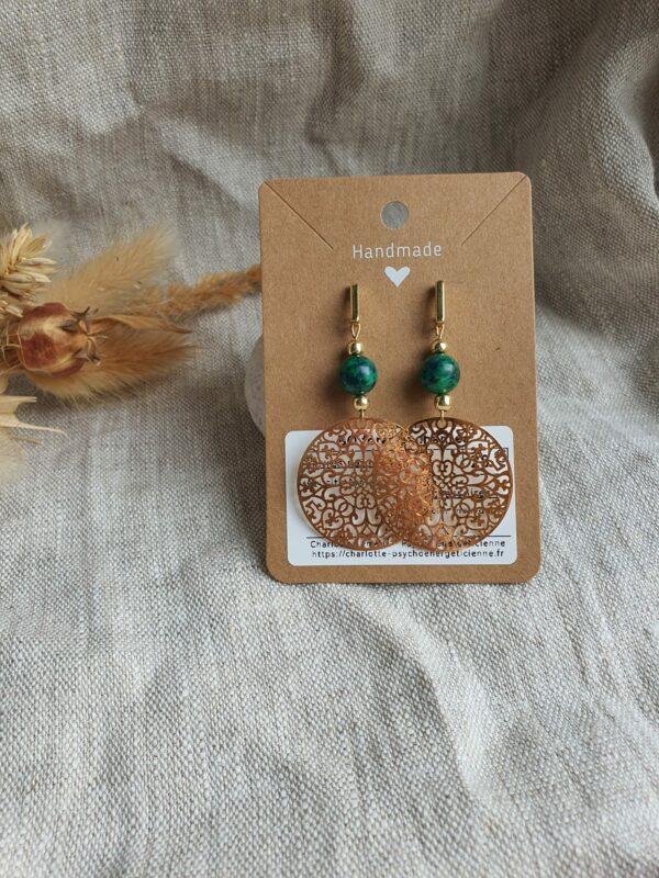Boucles d'oreilles forêt enchantée