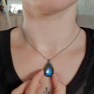 Pendentifs en Labradorite